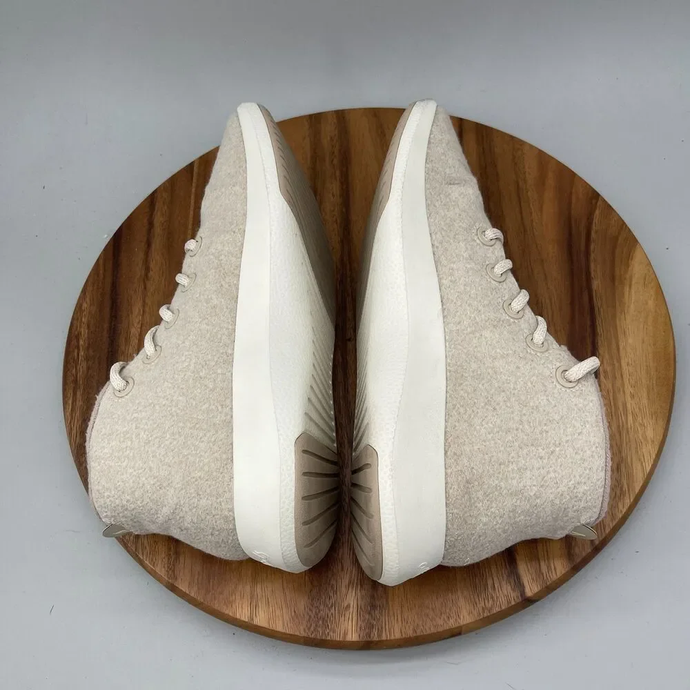 Allbirds Wool Runner-Up Mizzle Shoes Mens Size 13 Cream Comfort Casual Walking